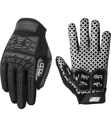 Nike Superbad 6.0 Football Gloves Black | White Small : Amazon.ca